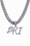 Icy Name Necklace - Cuban Link