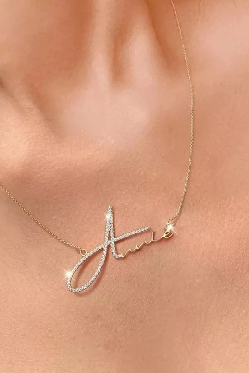 Luxe Signature Name Necklace